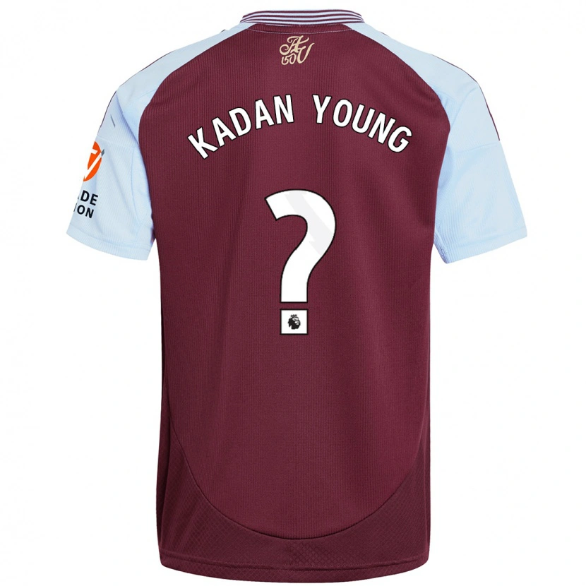 Danxen Kid Kadan Young #0 Burgundy Sky Blue Home Jersey 2024/25 T-Shirt