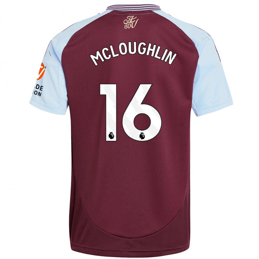 Danxen Kid Olivia Mcloughlin #16 Burgundy Sky Blue Home Jersey 2024/25 T-Shirt