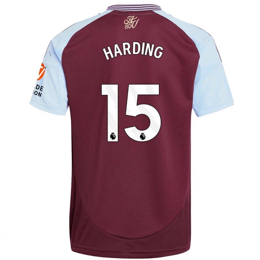 Danxen Kid Natasha Harding #15 Burgundy Sky Blue Home Jersey 2024/25 T-Shirt