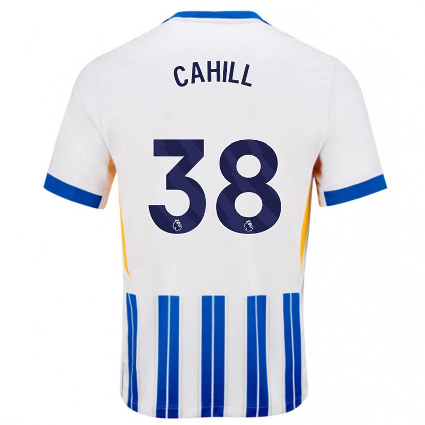 Danxen Kid Killian Cahill #38 White Blue Pinstripes Home Jersey 2024/25 T-Shirt