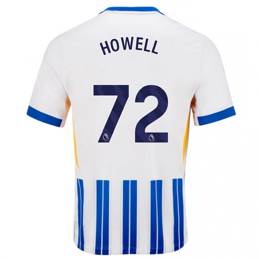 Danxen Kid Harry Howell #72 White Blue Pinstripes Home Jersey 2024/25 T-Shirt