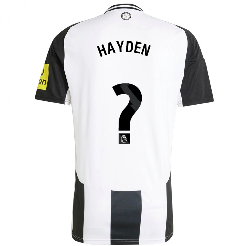 Danxen Kid Isaac Hayden #0 White Black Home Jersey 2024/25 T-Shirt