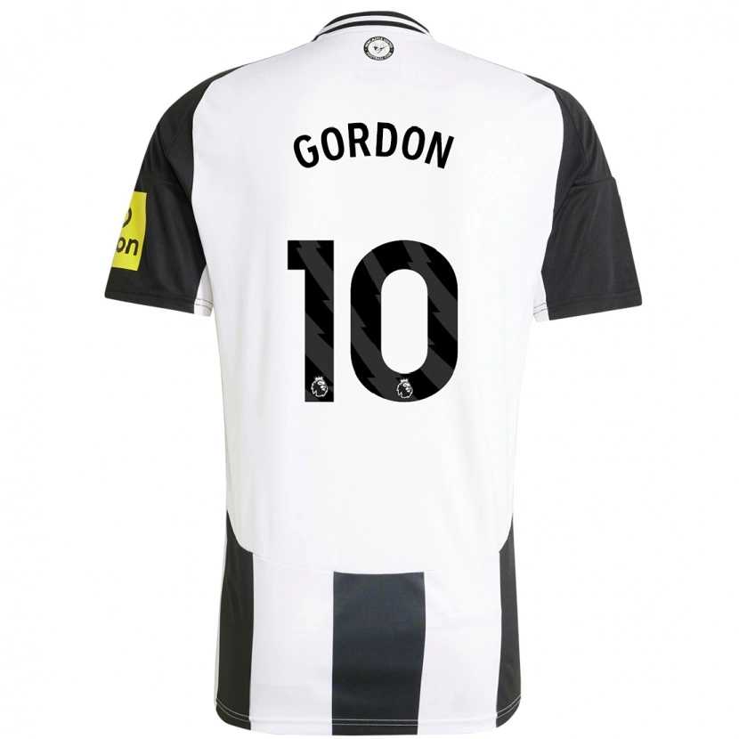 Danxen Kid Anthony Gordon #10 White Black Home Jersey 2024/25 T-Shirt