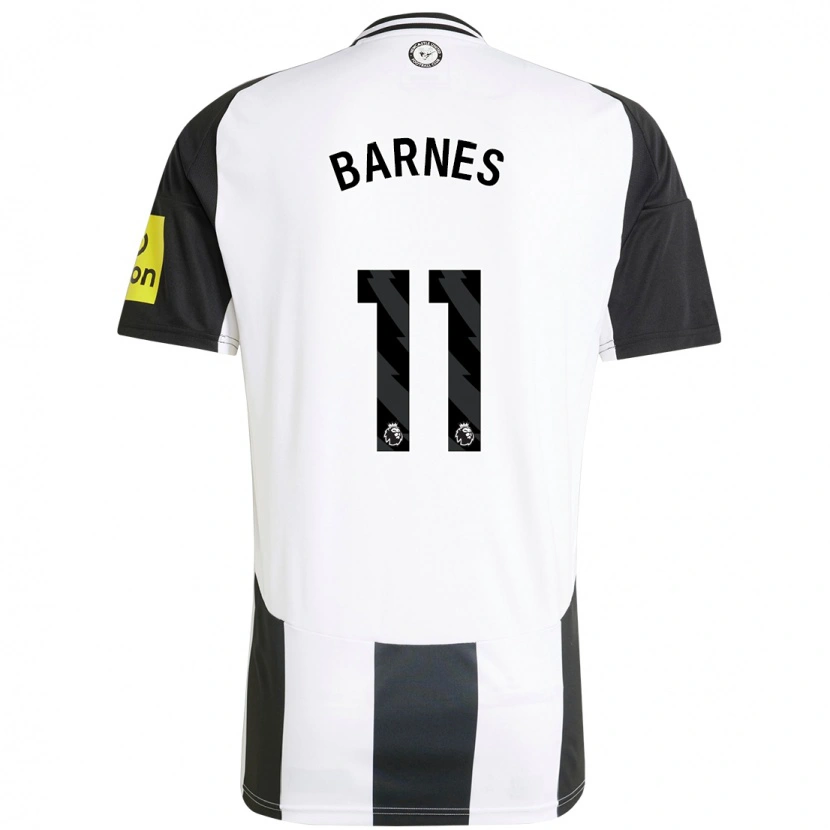 Danxen Kid Harvey Barnes #11 White Black Home Jersey 2024/25 T-Shirt