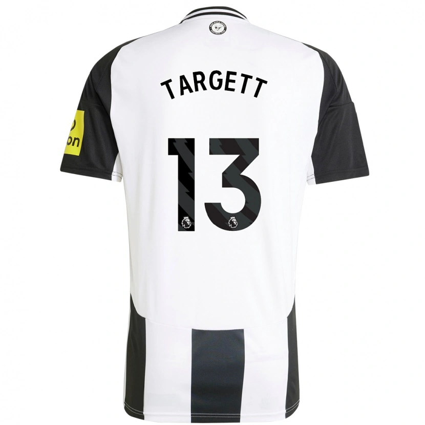 Danxen Kid Matt Targett #13 White Black Home Jersey 2024/25 T-Shirt