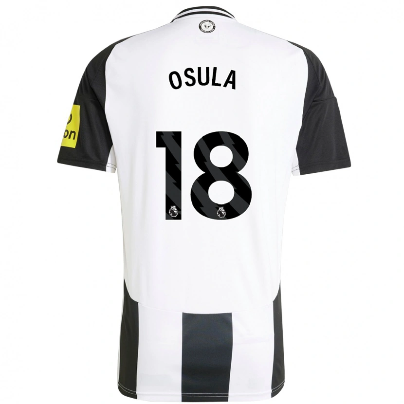 Danxen Kid William Osula #18 White Black Home Jersey 2024/25 T-Shirt