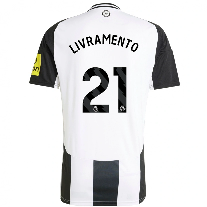 Danxen Kid Tino Livramento #21 White Black Home Jersey 2024/25 T-Shirt