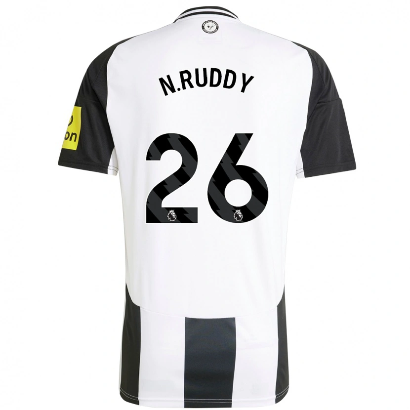 Danxen Kid John Ruddy #26 White Black Home Jersey 2024/25 T-Shirt