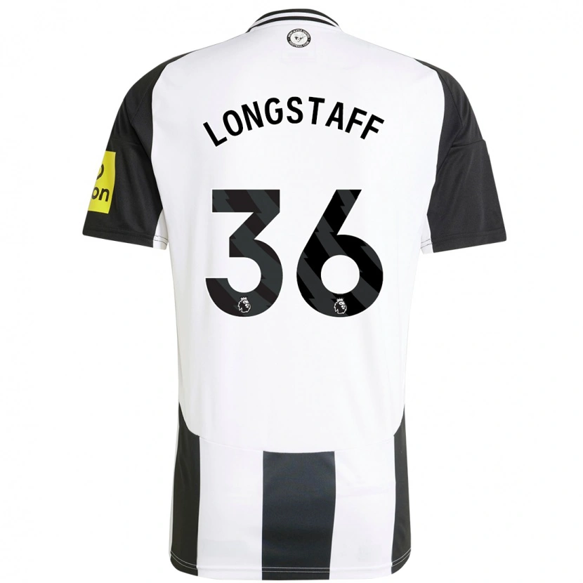 Danxen Kid Sean Longstaff #36 White Black Home Jersey 2024/25 T-Shirt