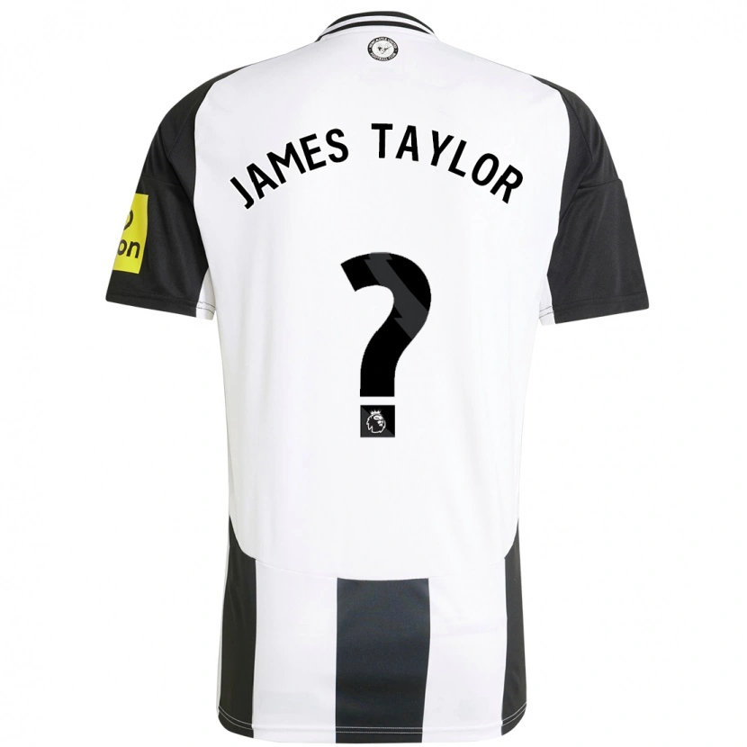 Danxen Kid James Taylor #0 White Black Home Jersey 2024/25 T-Shirt