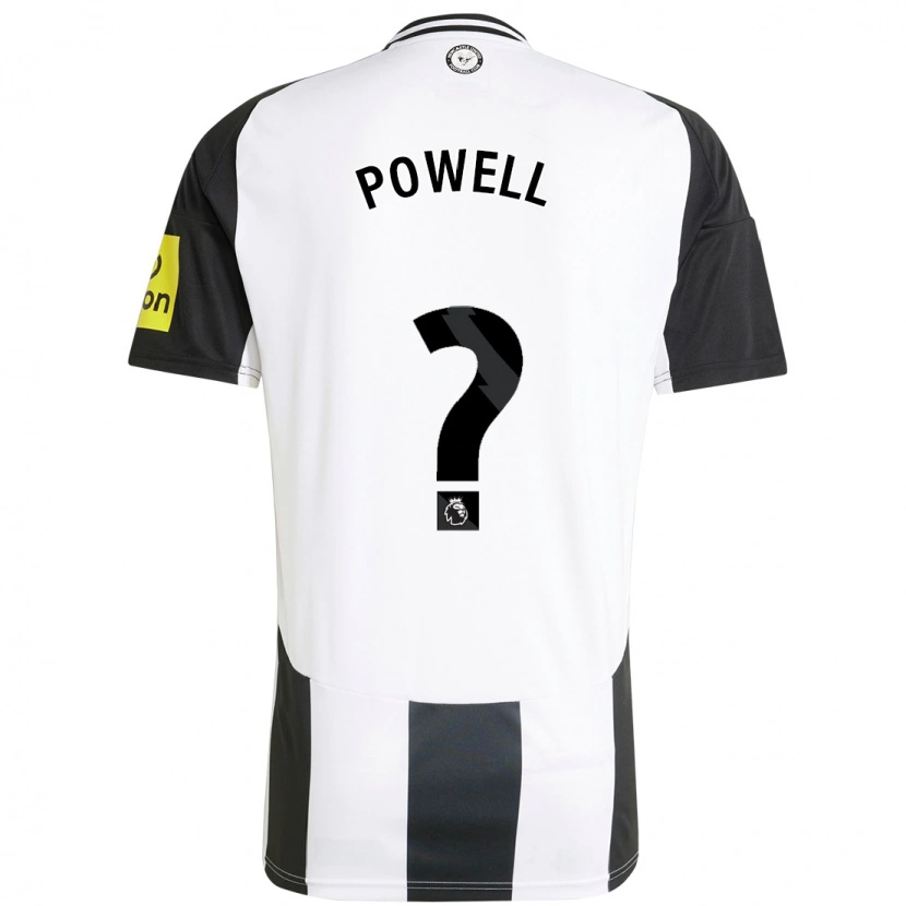 Danxen Kid Harry Powell #0 White Black Home Jersey 2024/25 T-Shirt