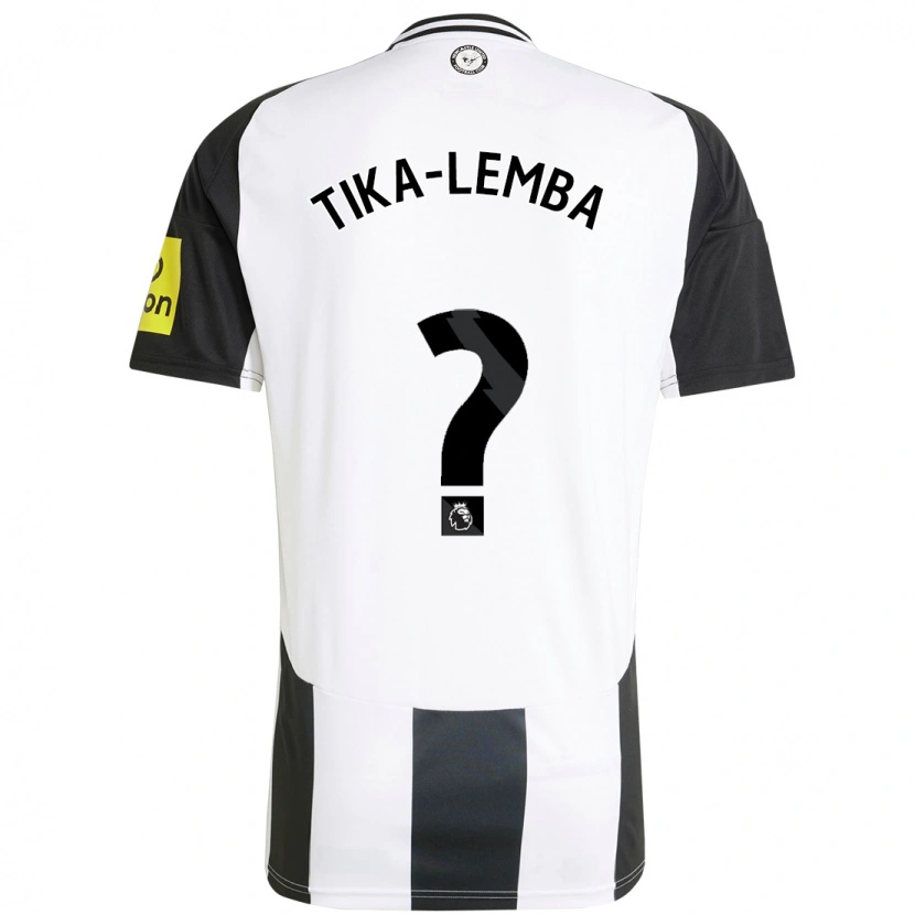 Danxen Kid Ezra Tika-Lemba #0 White Black Home Jersey 2024/25 T-Shirt