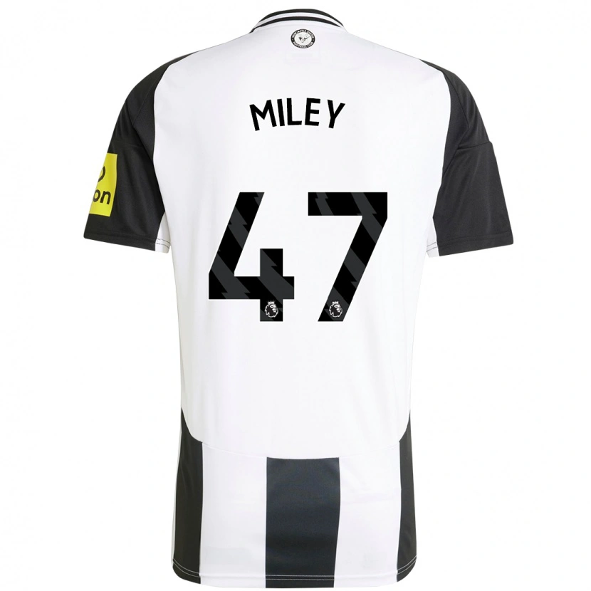 Danxen Kid Jamie Miley #47 White Black Home Jersey 2024/25 T-Shirt