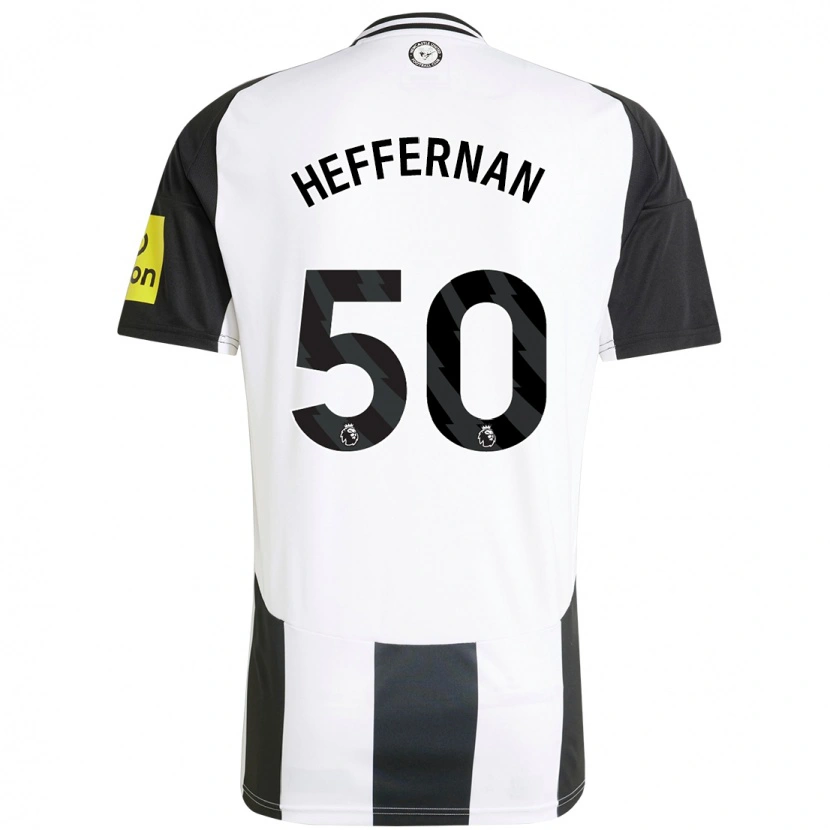 Danxen Kid Cathal Heffernan #50 White Black Home Jersey 2024/25 T-Shirt