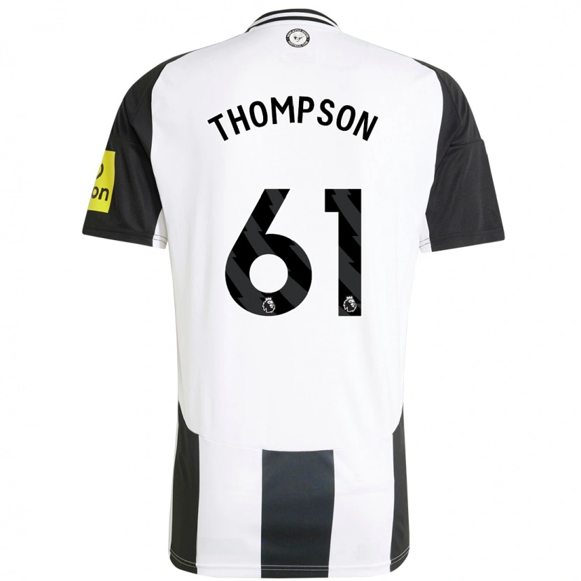 Danxen Kid Max Thompson #61 White Black Home Jersey 2024/25 T-Shirt