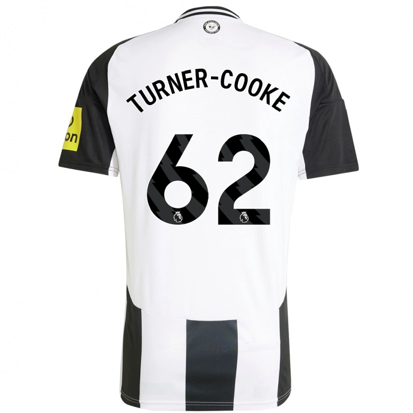 Danxen Kid Jay Turner-Cooke #62 White Black Home Jersey 2024/25 T-Shirt