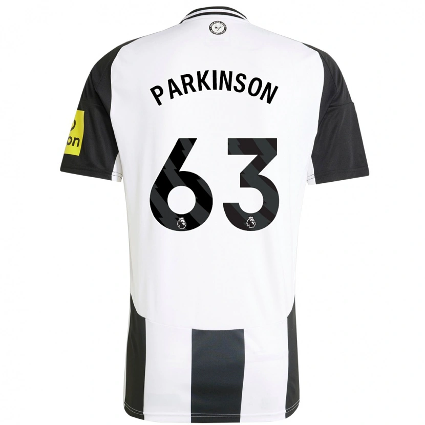 Danxen Kid Ben Parkinson #63 White Black Home Jersey 2024/25 T-Shirt