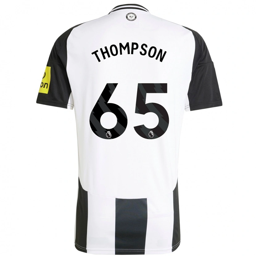 Danxen Kid Ciaran Thompson #65 White Black Home Jersey 2024/25 T-Shirt