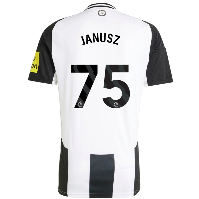 Danxen Kid Adrian Janusz #75 White Black Home Jersey 2024/25 T-Shirt