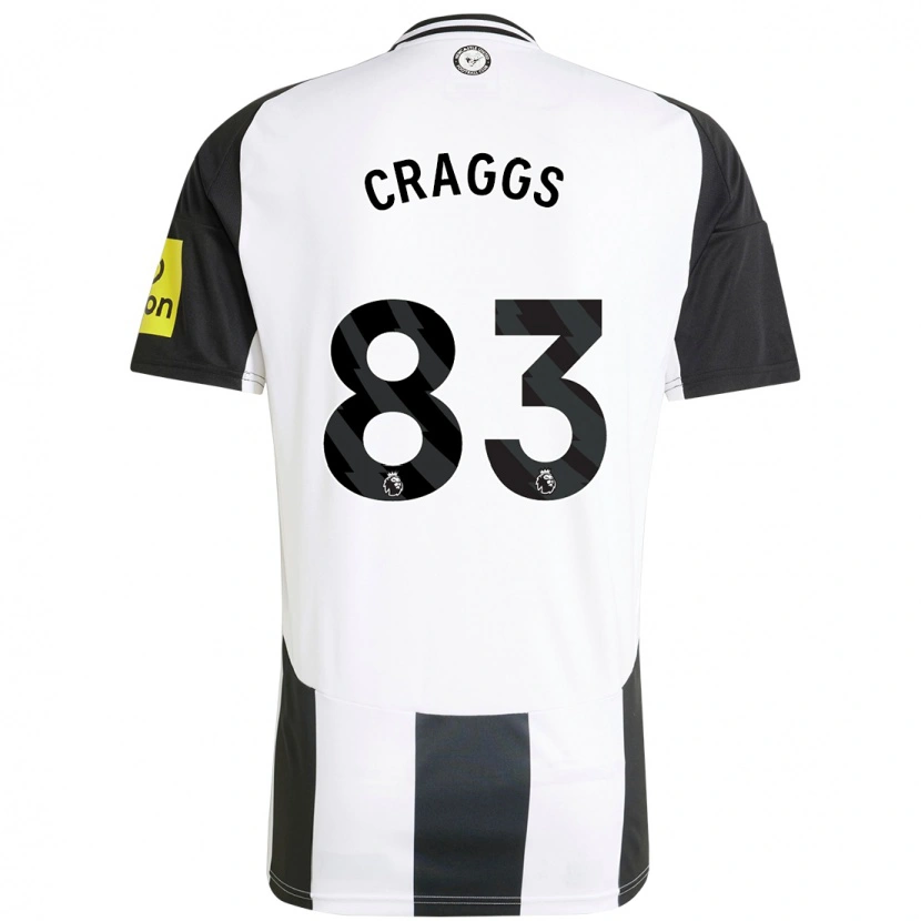 Danxen Kid Luke Craggs #83 White Black Home Jersey 2024/25 T-Shirt