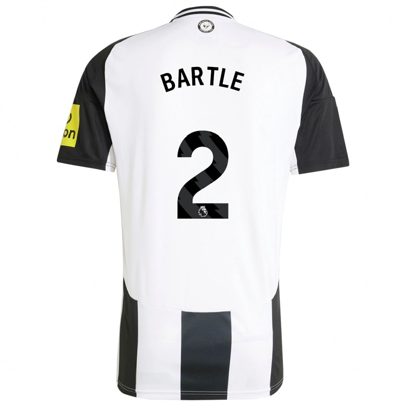 Danxen Kid Jodie Bartle #2 White Black Home Jersey 2024/25 T-Shirt