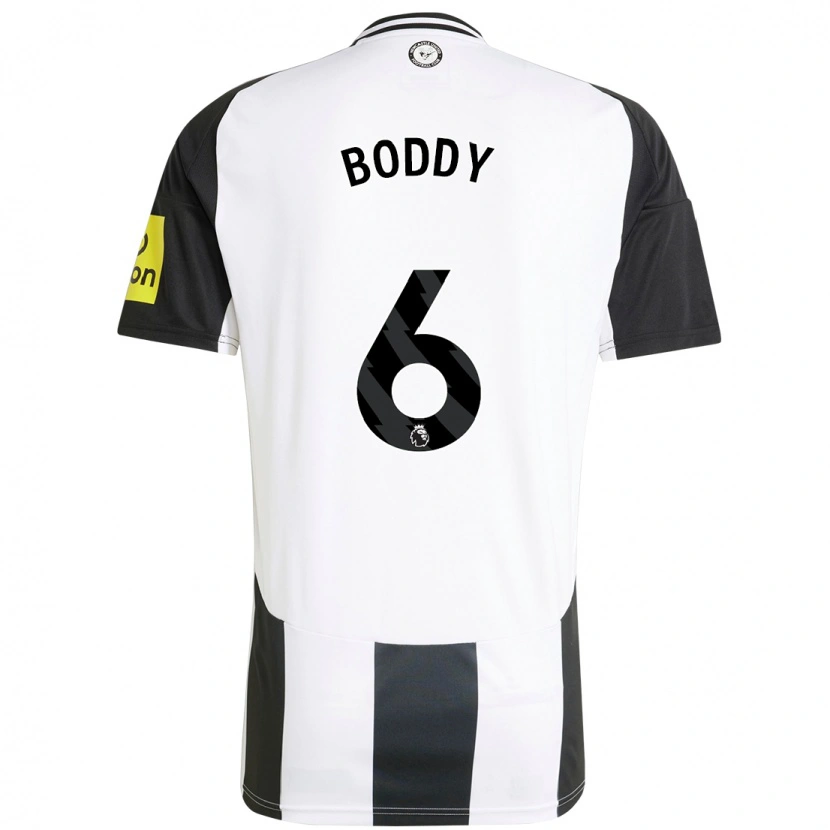 Danxen Kid Elysia Boddy #6 White Black Home Jersey 2024/25 T-Shirt