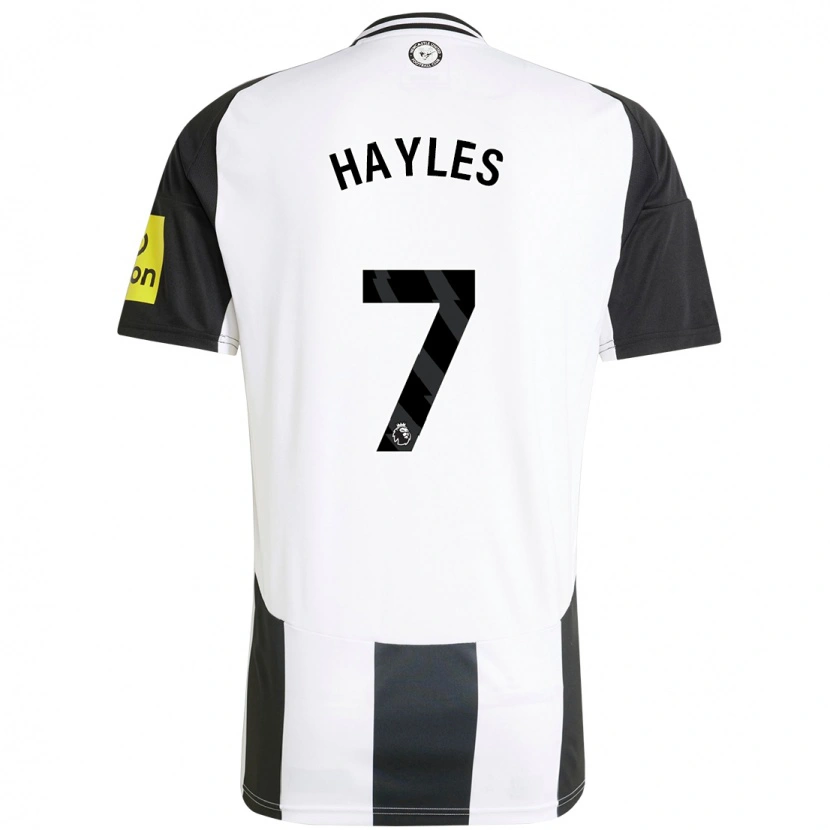 Danxen Kid Shania Hayles #7 White Black Home Jersey 2024/25 T-Shirt