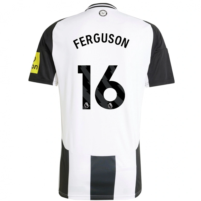 Danxen Kid Becky Ferguson #16 White Black Home Jersey 2024/25 T-Shirt