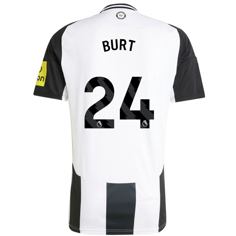 Danxen Kid Daisy Burt #24 White Black Home Jersey 2024/25 T-Shirt