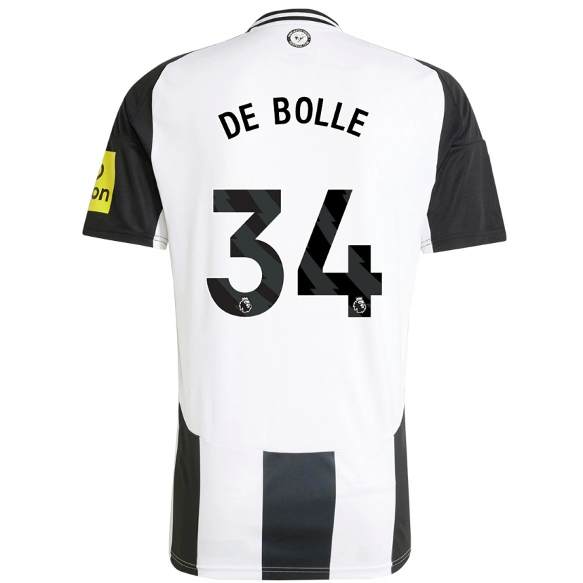 Danxen Kid Lucas De Bolle #34 White Black Home Jersey 2024/25 T-Shirt