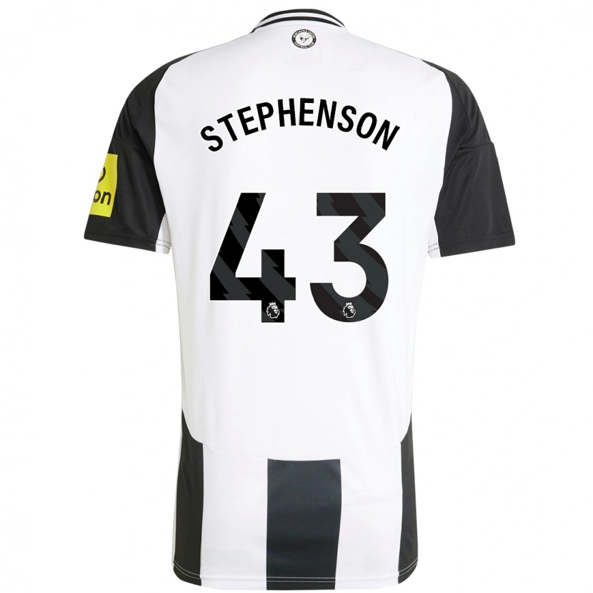 Danxen Kid Dylan Stephenson #43 White Black Home Jersey 2024/25 T-Shirt