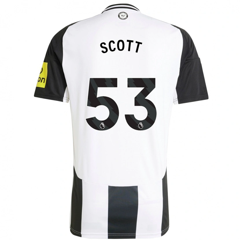 Danxen Kid Joshua Scott #53 White Black Home Jersey 2024/25 T-Shirt