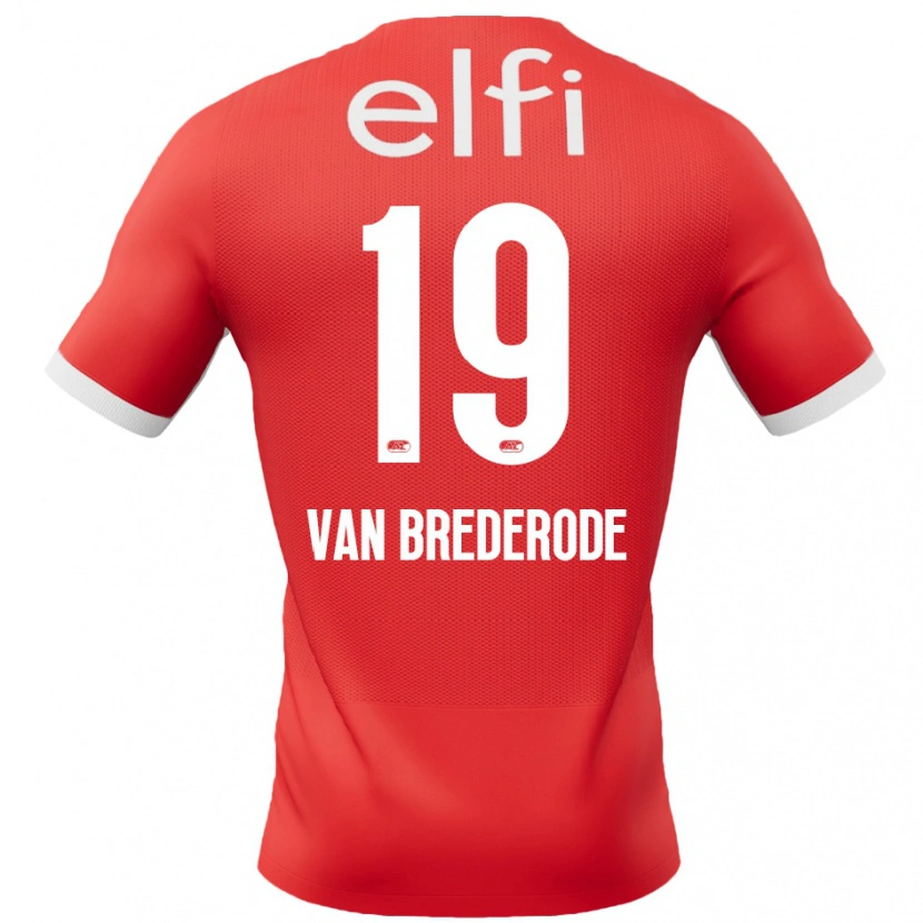 Danxen Kid Myron Van Brederode #19 Red White Home Jersey 2024/25 T-Shirt