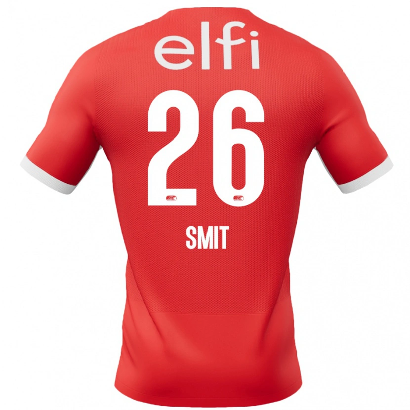 Danxen Kid Kees Smit #26 Red White Home Jersey 2024/25 T-Shirt