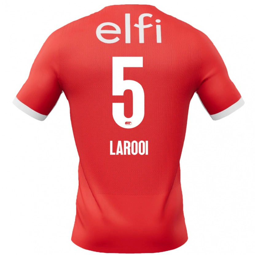 Danxen Kid Finn Larooi #5 Red White Home Jersey 2024/25 T-Shirt