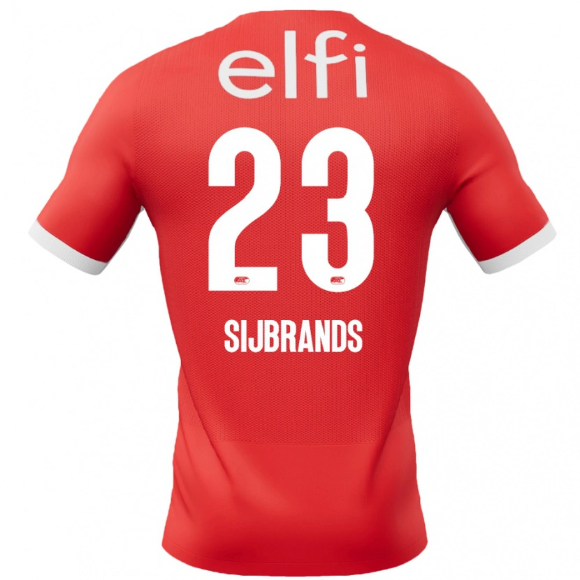 Danxen Kid Julian Sijbrands #23 Red White Home Jersey 2024/25 T-Shirt