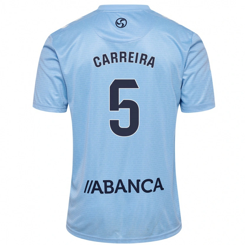 Danxen Kid Sergio Carreira #5 Sky Blue Home Jersey 2024/25 T-Shirt