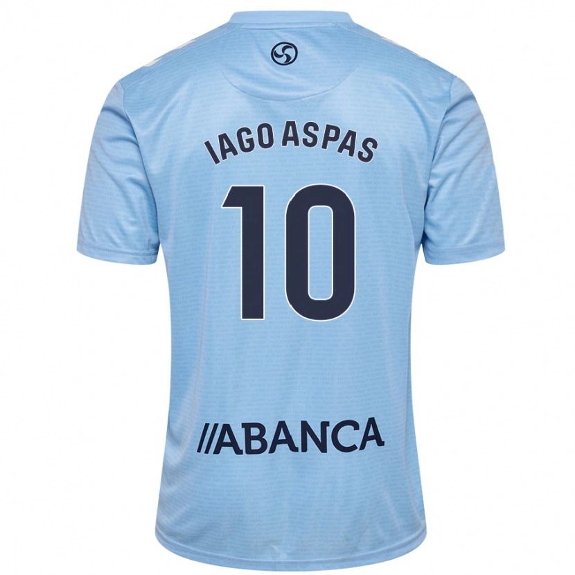 Danxen Kid Iago Aspas #10 Sky Blue Home Jersey 2024/25 T-Shirt