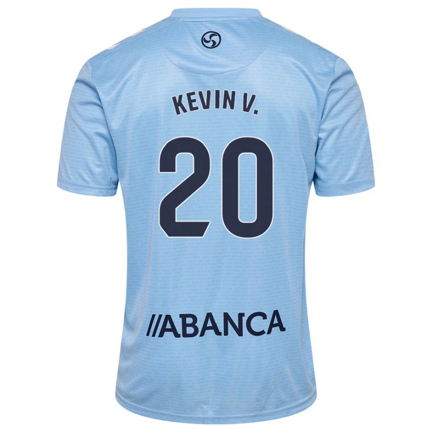 Danxen Kid Kevin Vázquez #20 Sky Blue Home Jersey 2024/25 T-Shirt