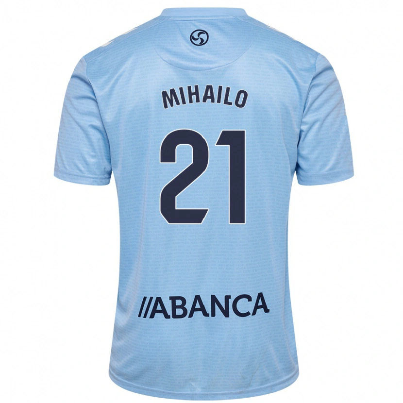 Danxen Kid Mihailo Ristic #21 Sky Blue Home Jersey 2024/25 T-Shirt