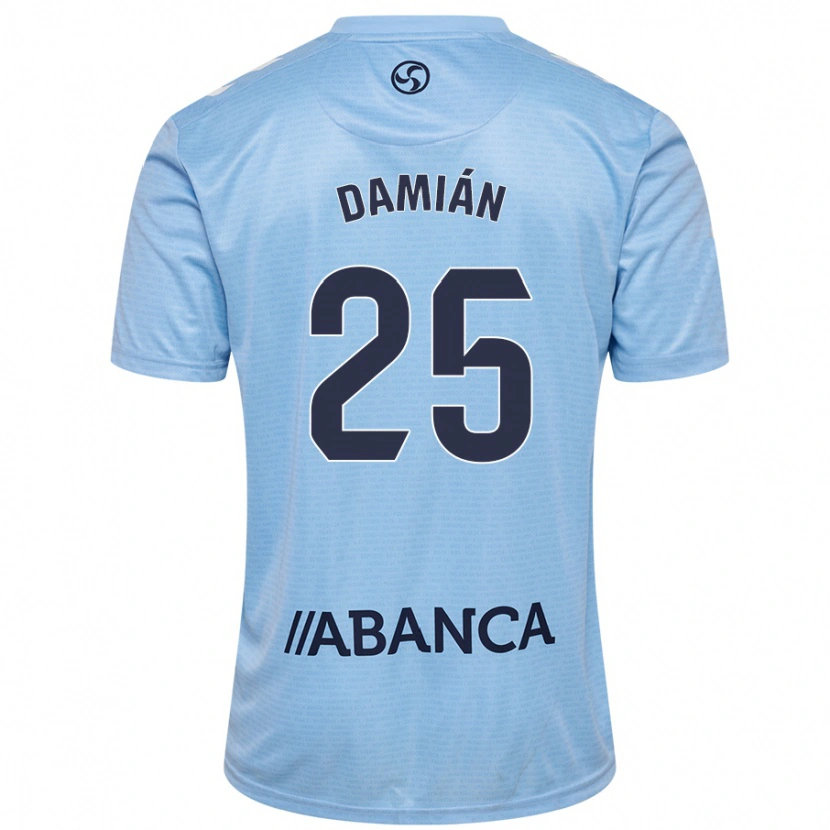 Danxen Kid Damián Rodríguez #25 Sky Blue Home Jersey 2024/25 T-Shirt