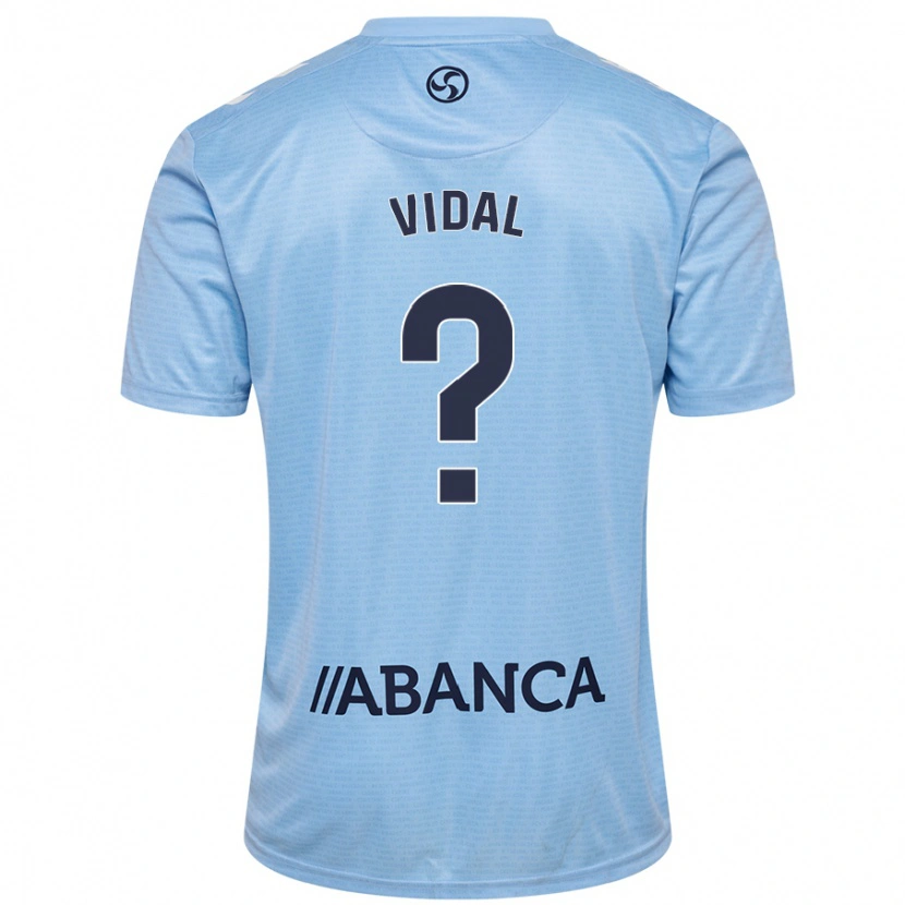 Danxen Kid Marc Vidal #0 Sky Blue Home Jersey 2024/25 T-Shirt