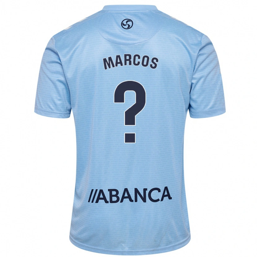 Danxen Kid Óscar Marcos #0 Sky Blue Home Jersey 2024/25 T-Shirt