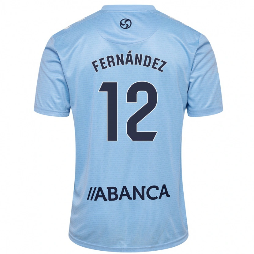 Danxen Kid Manu Fernández #12 Sky Blue Home Jersey 2024/25 T-Shirt