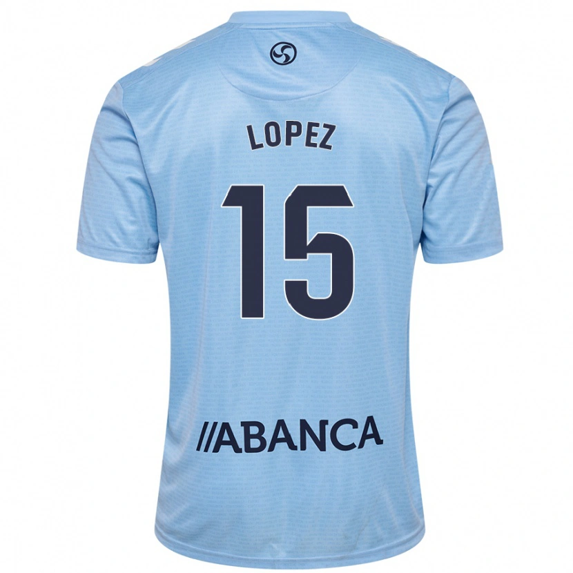 Danxen Kid Fer López #15 Sky Blue Home Jersey 2024/25 T-Shirt