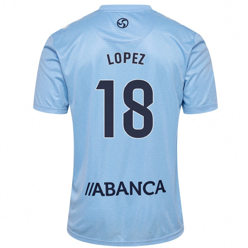 Danxen Kid Joel López #18 Sky Blue Home Jersey 2024/25 T-Shirt