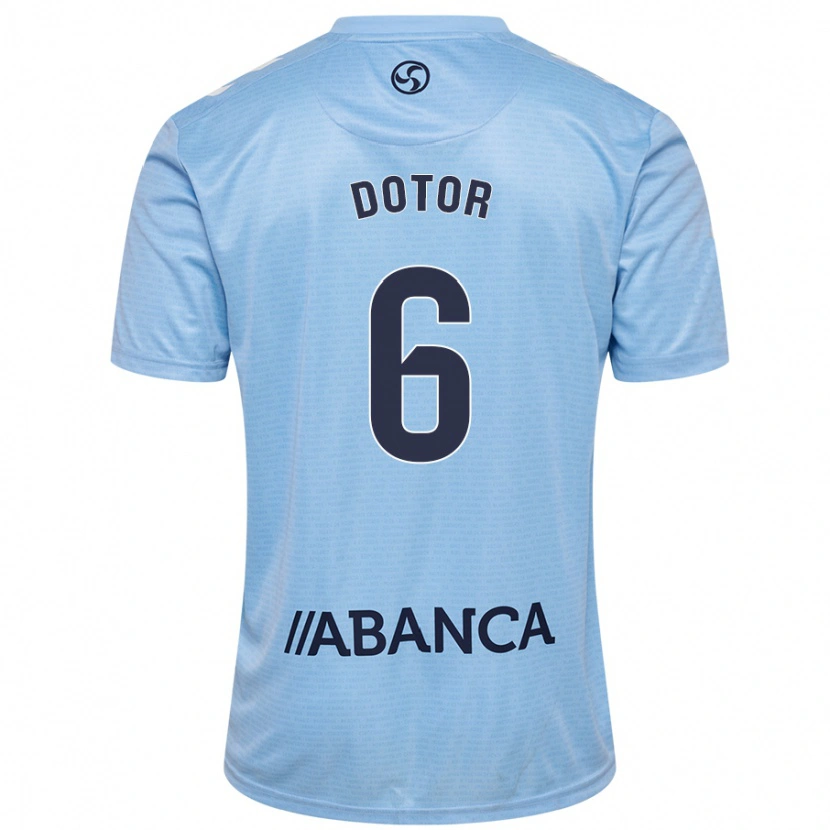 Danxen Kid Carlos Dotor #6 Sky Blue Home Jersey 2024/25 T-Shirt