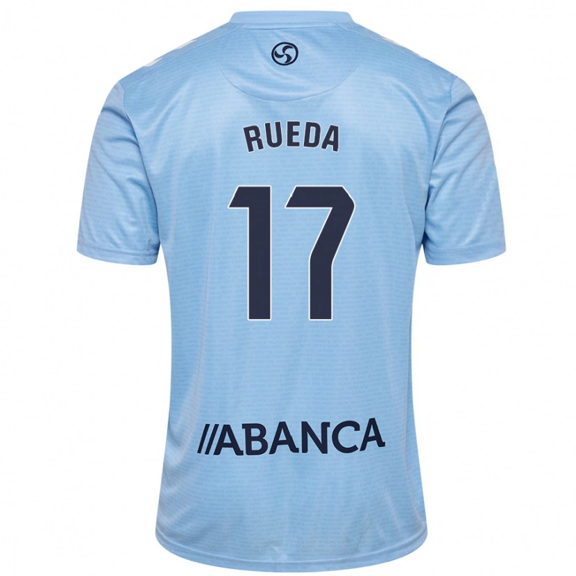 Danxen Kid Javi Rueda #17 Sky Blue Home Jersey 2024/25 T-Shirt