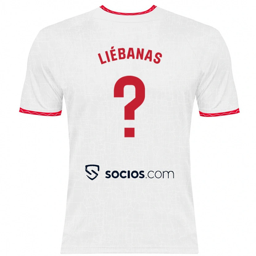 Danxen Kid José Manuel Liébanas #0 White Red Home Jersey 2024/25 T-Shirt