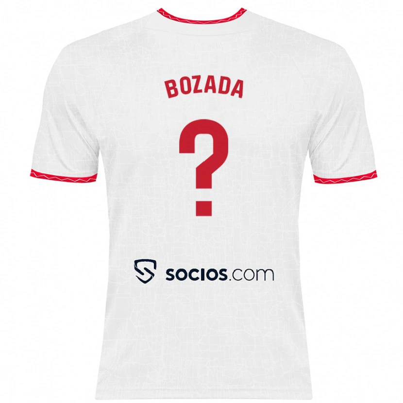 Danxen Kid José Antonio Bozada #0 White Red Home Jersey 2024/25 T-Shirt